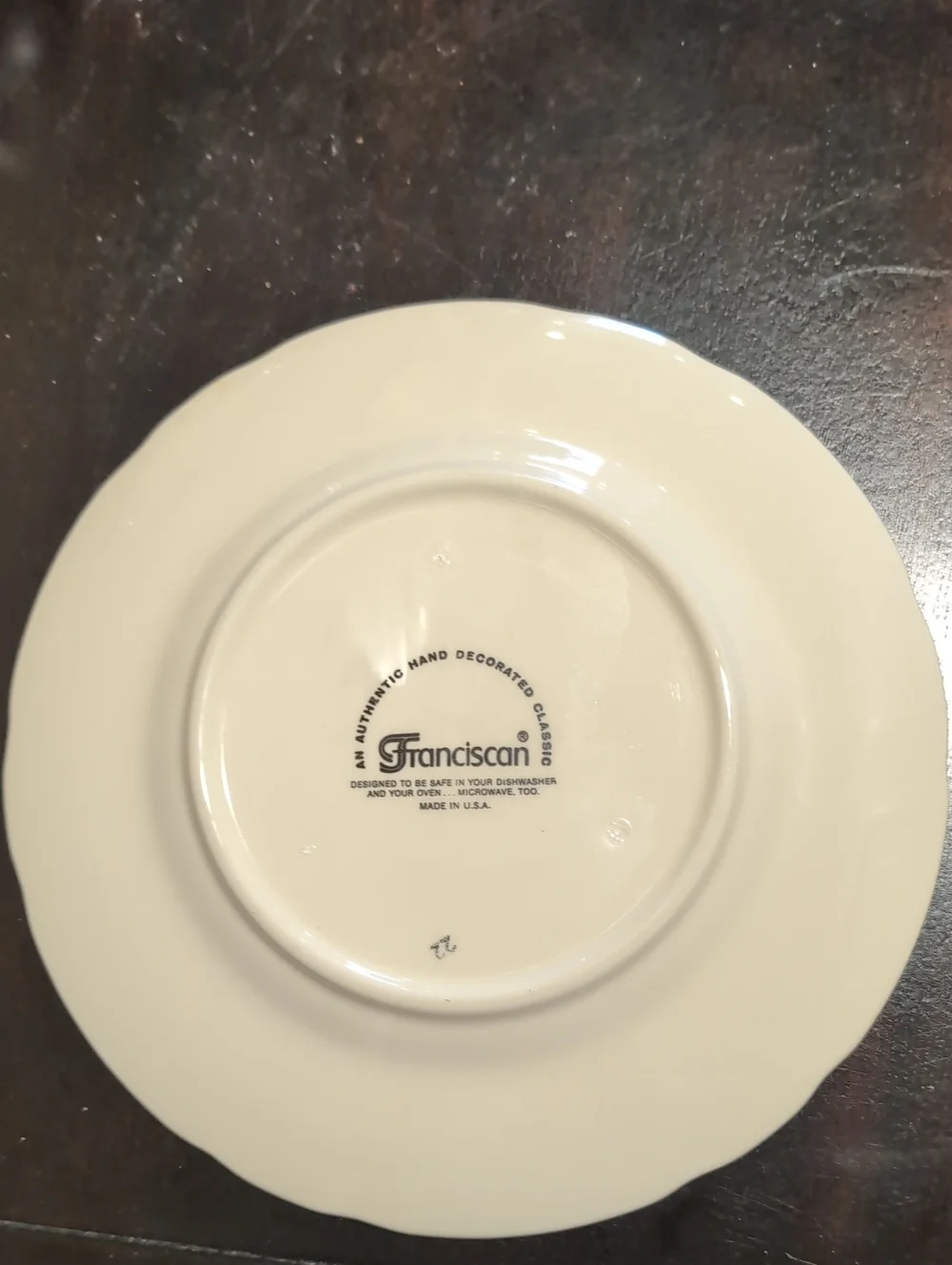Three (3) Franciscan Desert Rose Bread Butter Dessert Appetizer Plates 6 3/8
